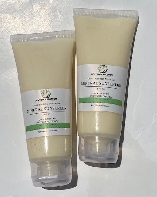 SAVVY NATURAL MINERAL SUNBLOCK by Savvy Shop Products